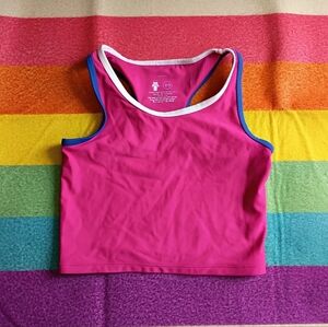 Primary 8-9 Raspberry Tipped Swim Top